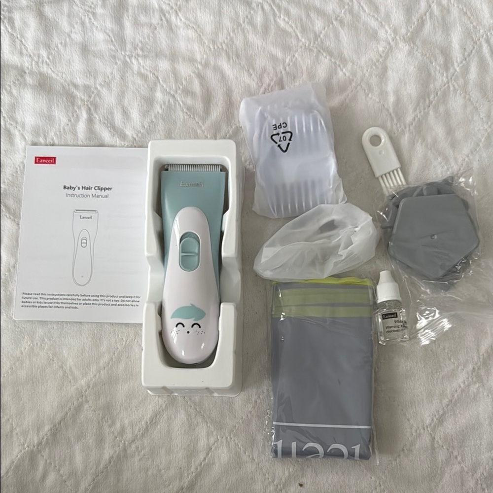 Baby Hair Clipper Set with Accessories